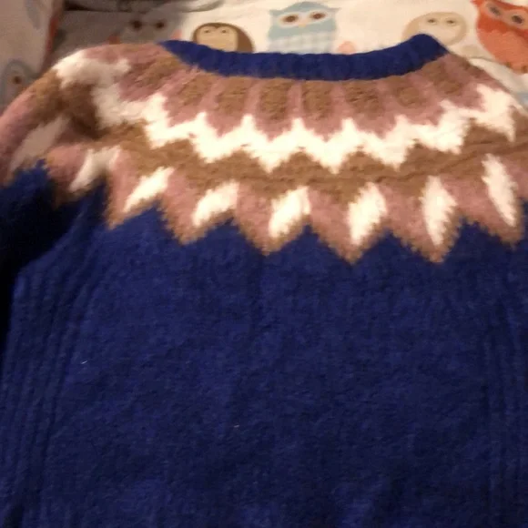 Fair Isle J. Crew Collection Alpaca Knit Sweater - Picture 8 of 11